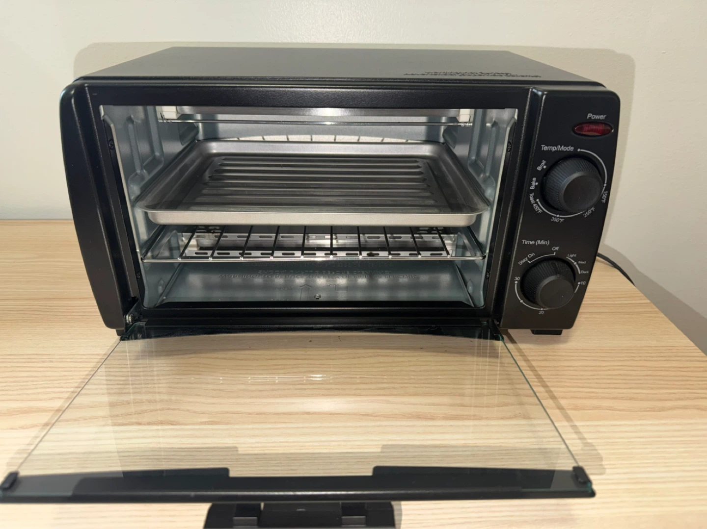 Mainstays Black Toaster Oven 1010J-H15 - photo 3