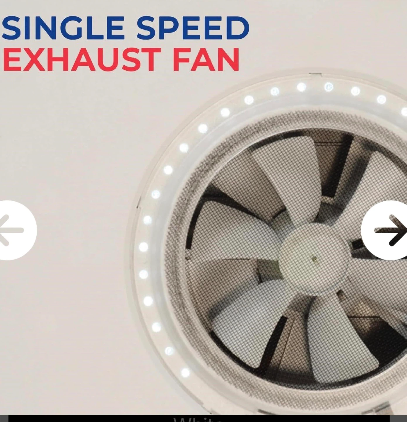 MAXXAIR 00-003700 Mini Vent - 14", White - photo 2