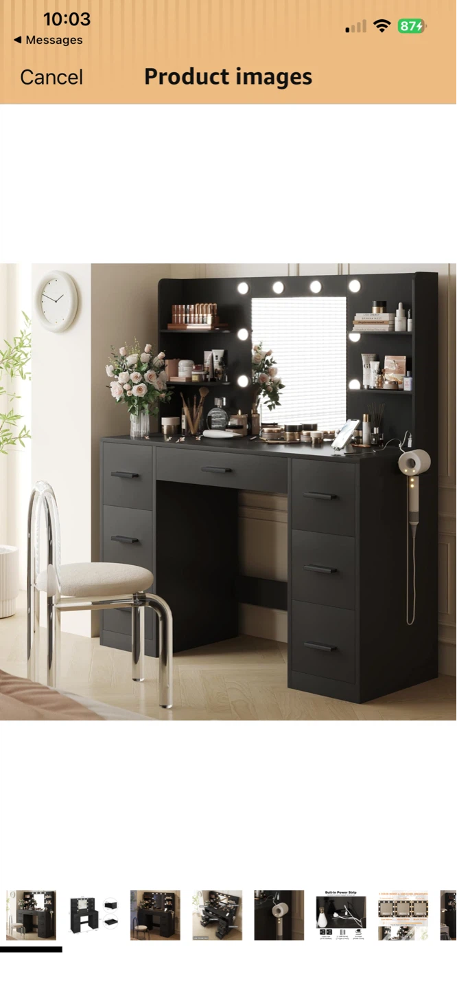 New in box make up vanity - photo 4