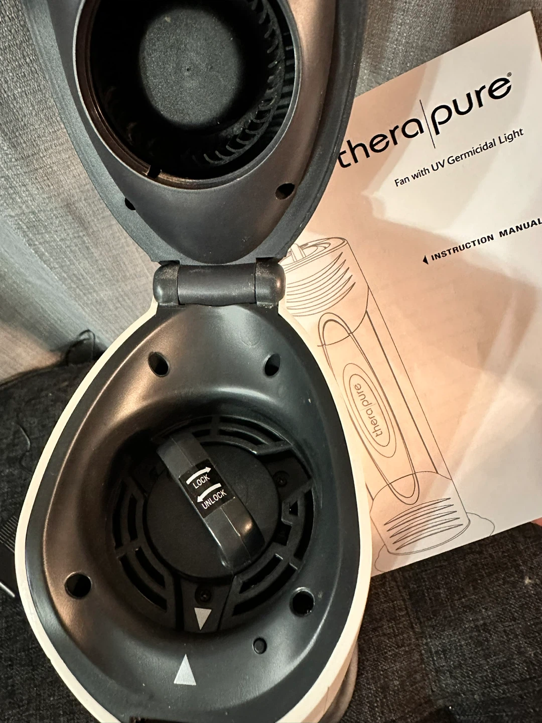 TheraPure Fan with UV Germicidal Light - photo 2