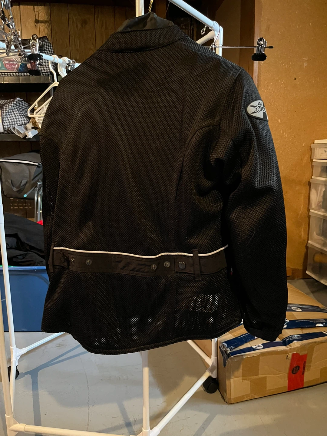 Joe Rocket Black Mesh Motorcycle Jacket