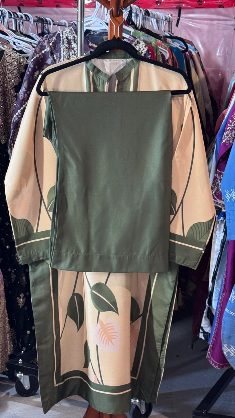 Women's Long Sleeve Kurta with Pants Set - photo 5