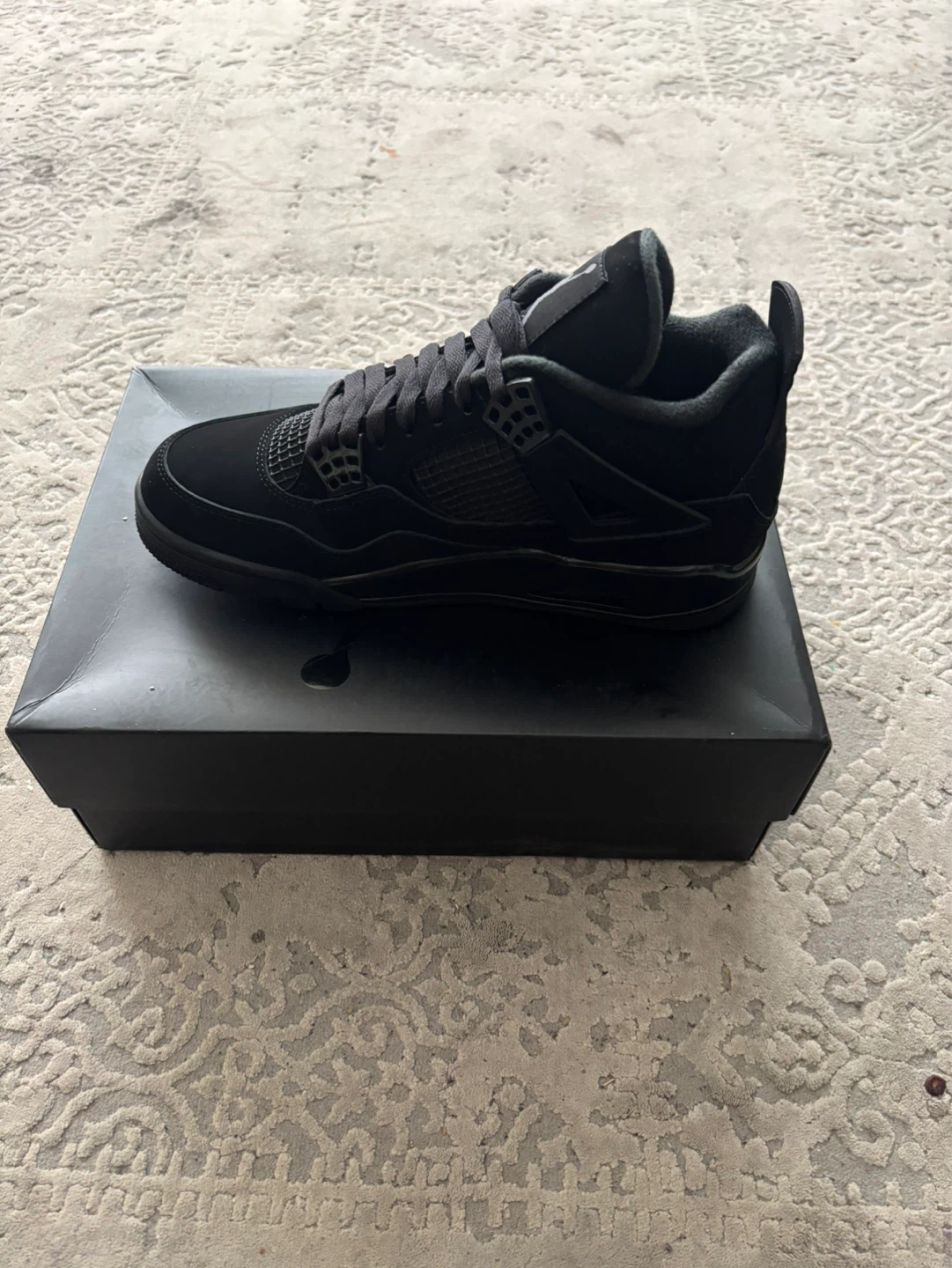 2019 black cats Jordan 4 - photo 2