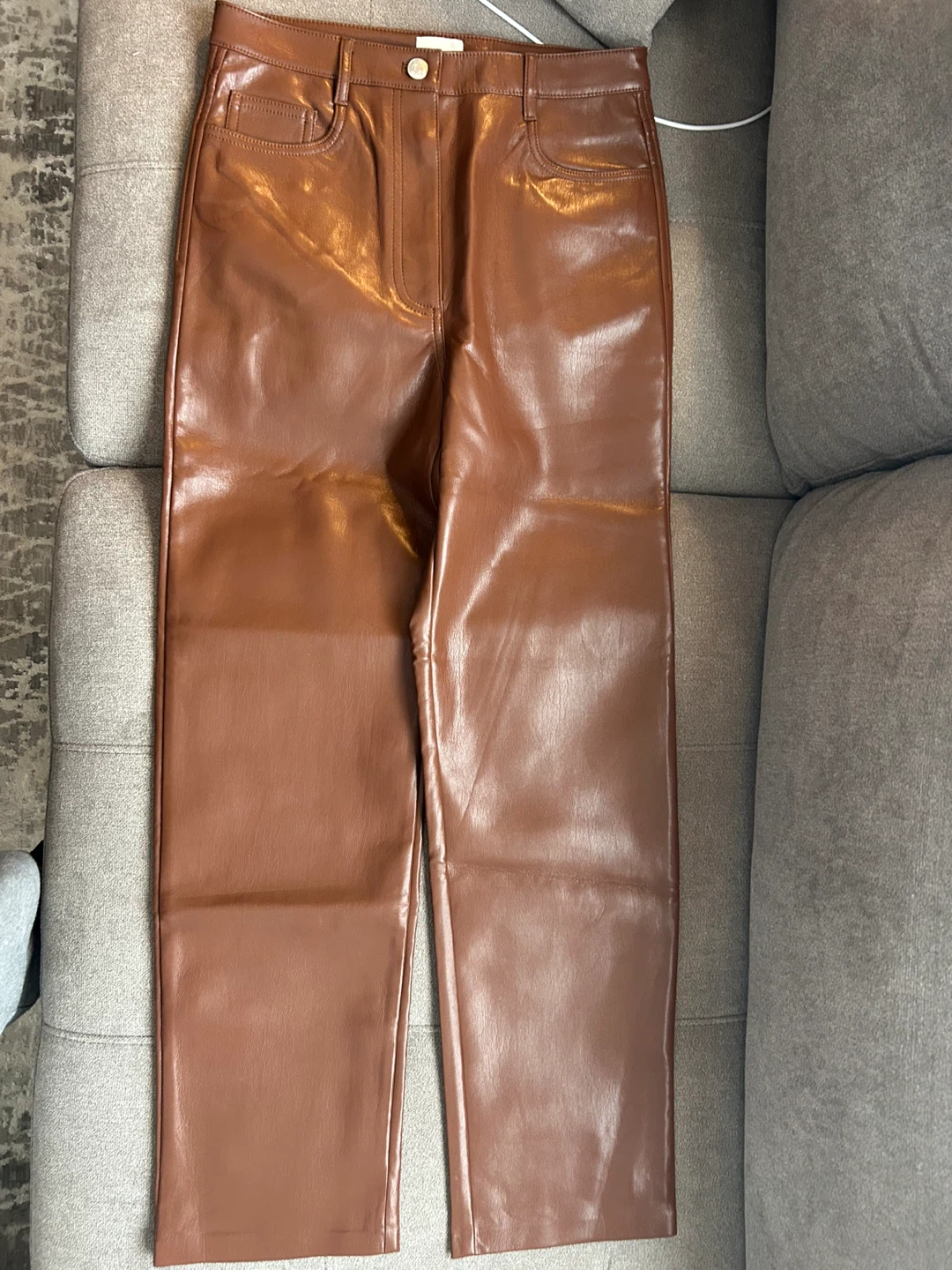 Faux Leather Pants - ARITZIA