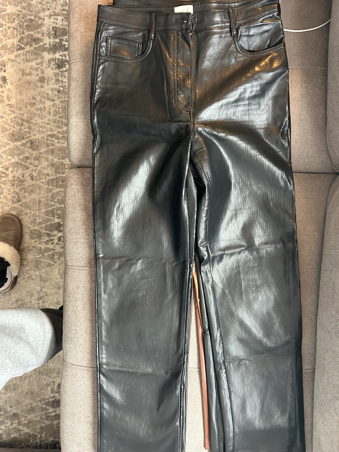 Faux Leather Pants - ARITZIA - photo 4