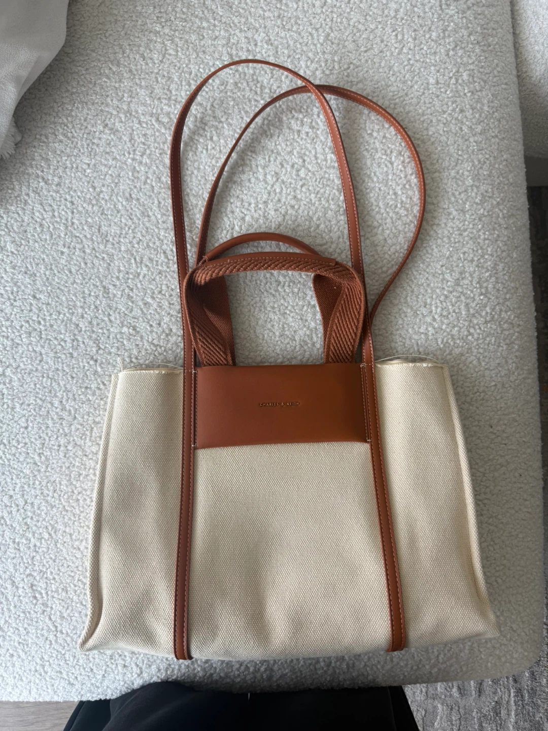Charles & Keith Canvas Tote Bag