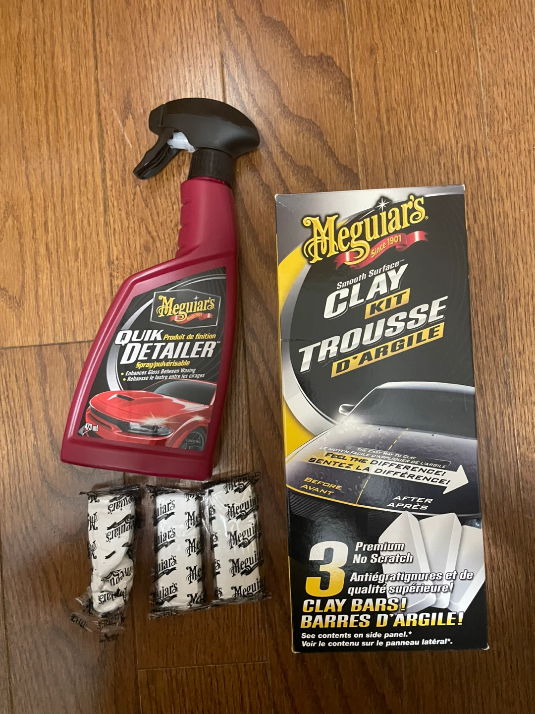 Meguiar's Smooth Surface Clay Kit - 2 New 1 slightly used