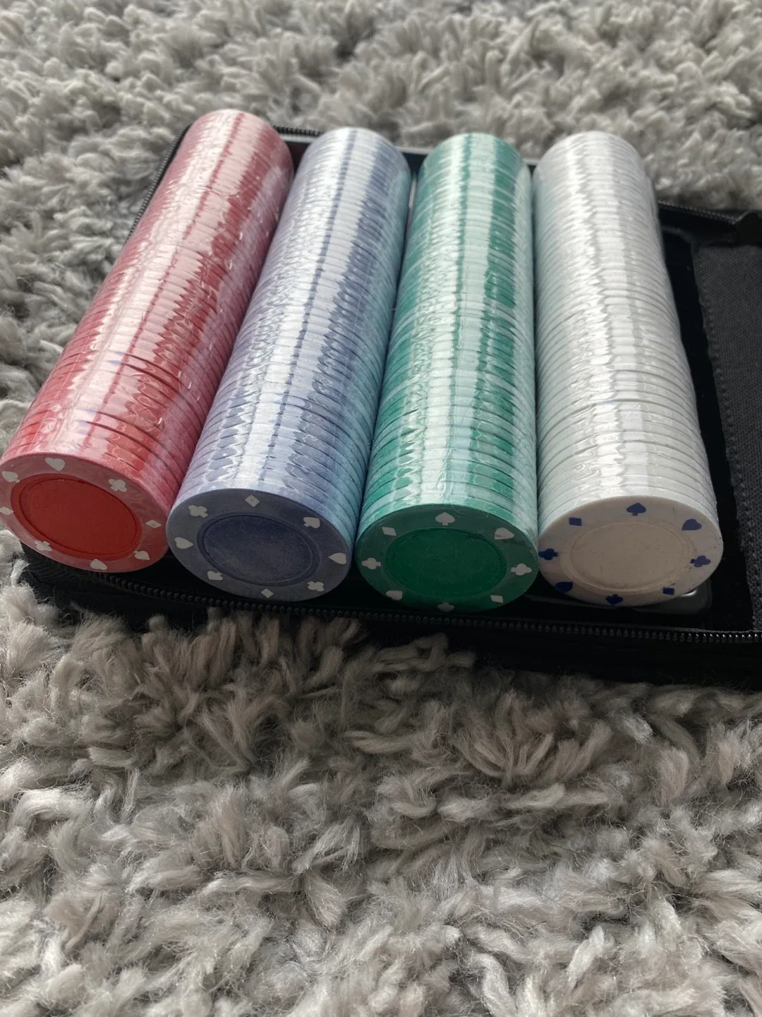 Poker Chip Set with Cards and Dice - photo 3