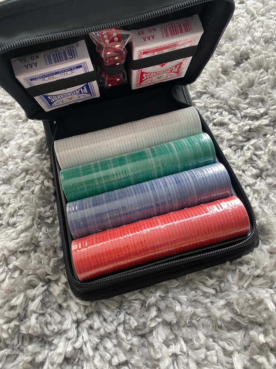 Poker Chip Set with Cards and Dice - photo 4