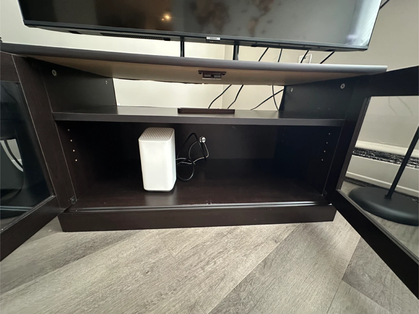 Dark Brown TV Stand - photo 2