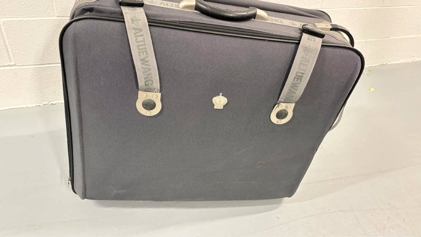 AITUEWANG Grey Hardside Spinner Suitcase