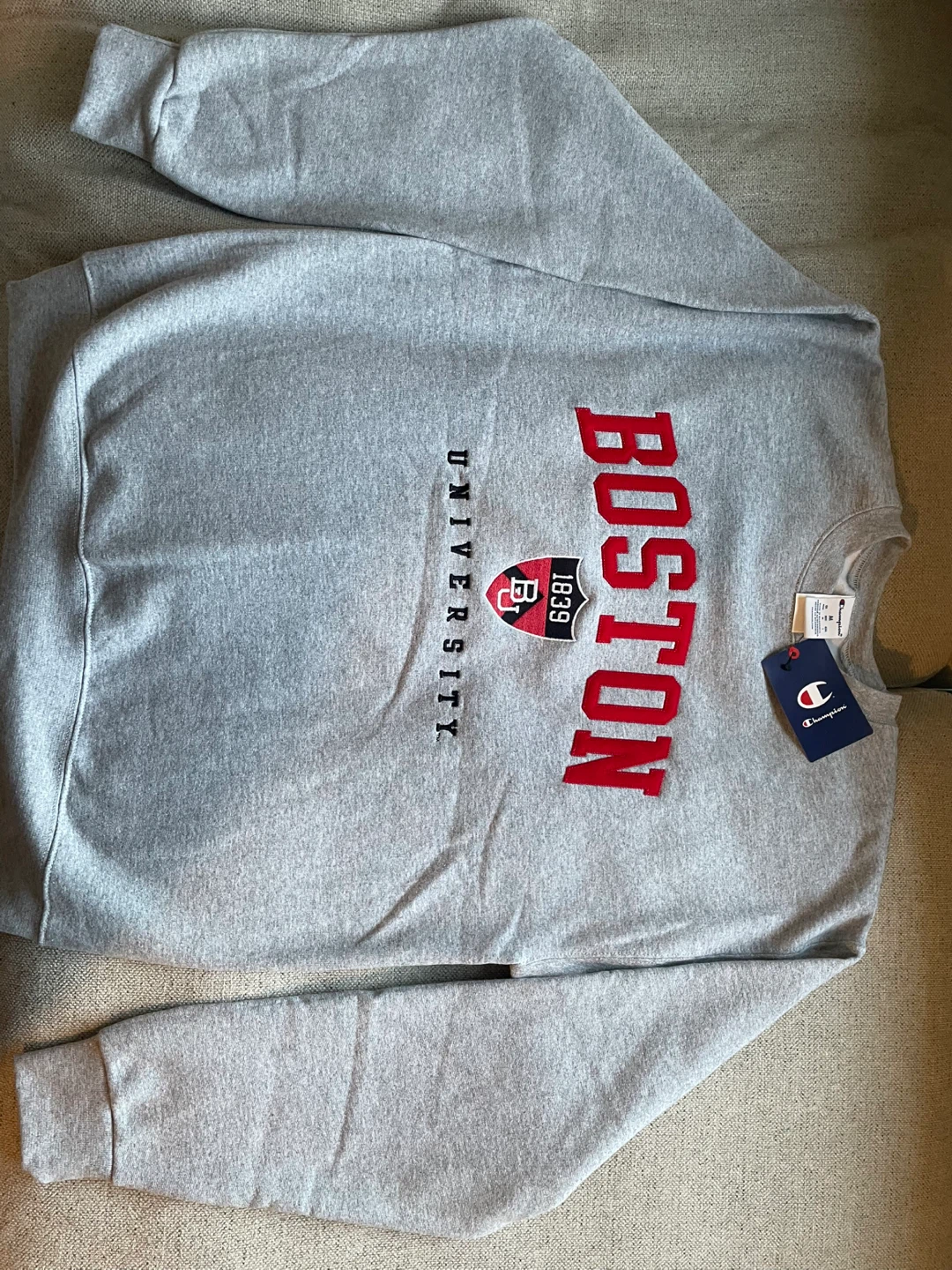 Champion Boston University Crewneck Sweatshirt