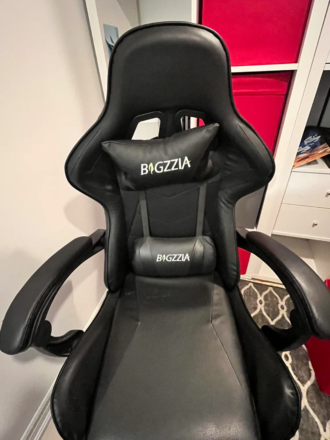 Black BAGZZIA Gaming Chair with Lumbar Support - photo 2