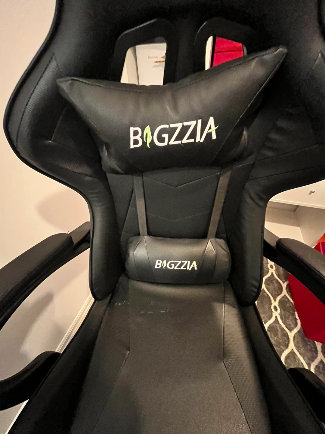 Black BAGZZIA Gaming Chair with Lumbar Support - photo 5