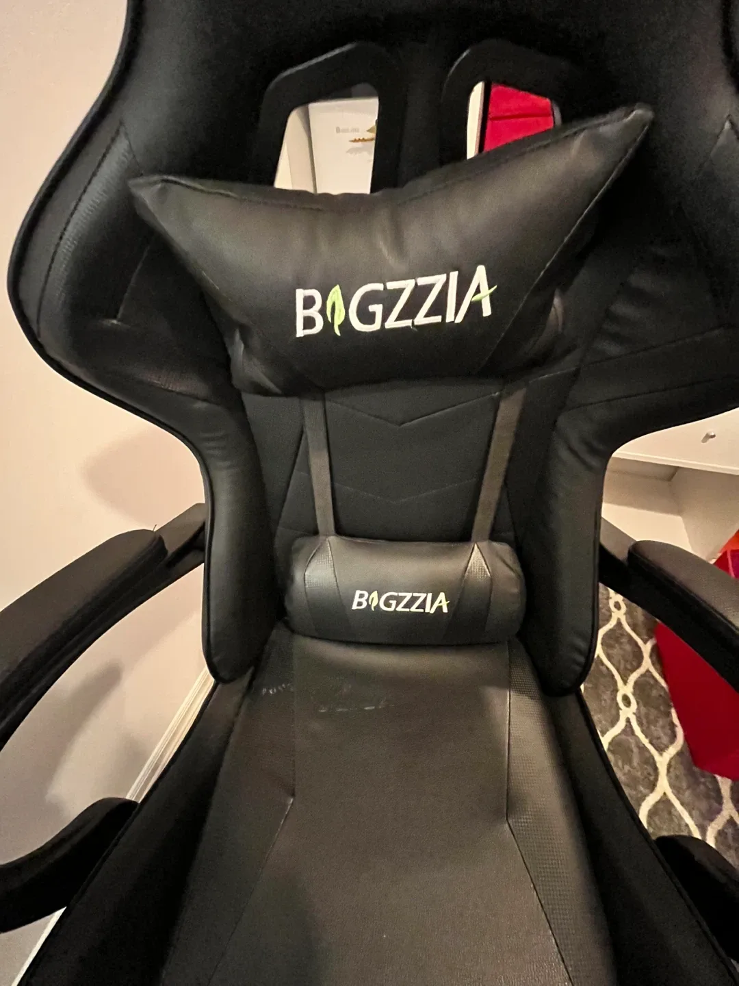 Black BAGZZIA Gaming Chair with Lumbar Support - photo 5
