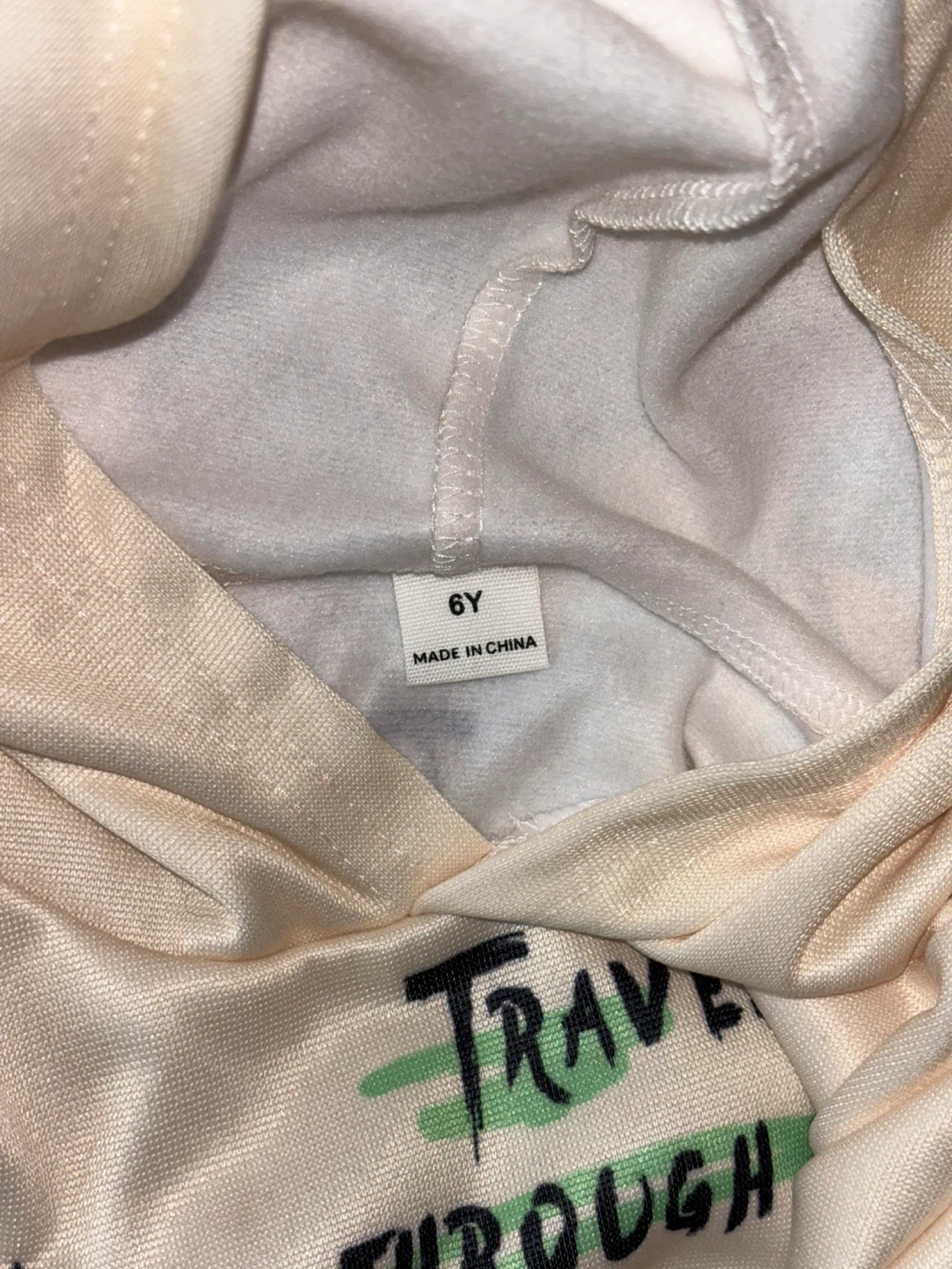 Kids Astronaut Hoodie 6Y Cream - photo 3