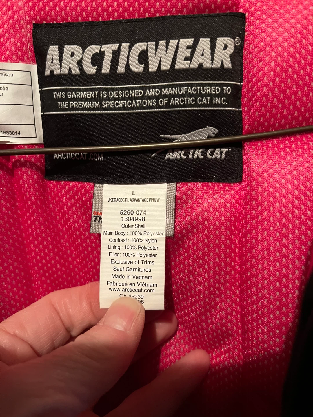 Arctic Cat Team Arctic Snowmobile Jacket - Women's Size L
