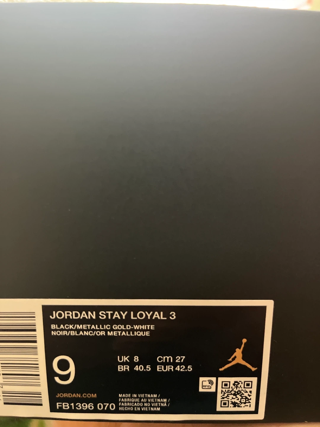 Jordan Stay Loyal 3 Men's Shoes - Black/White - Size 9 - photo 2