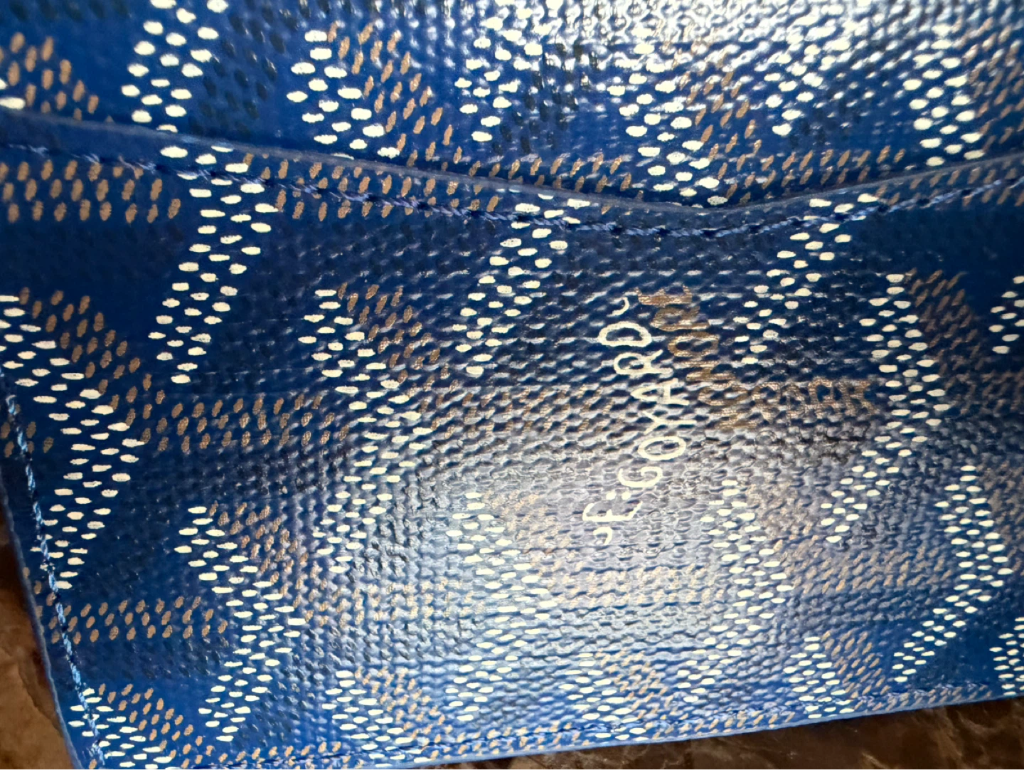 Goyard Blue Card Holder & Pouch Set - photo 4