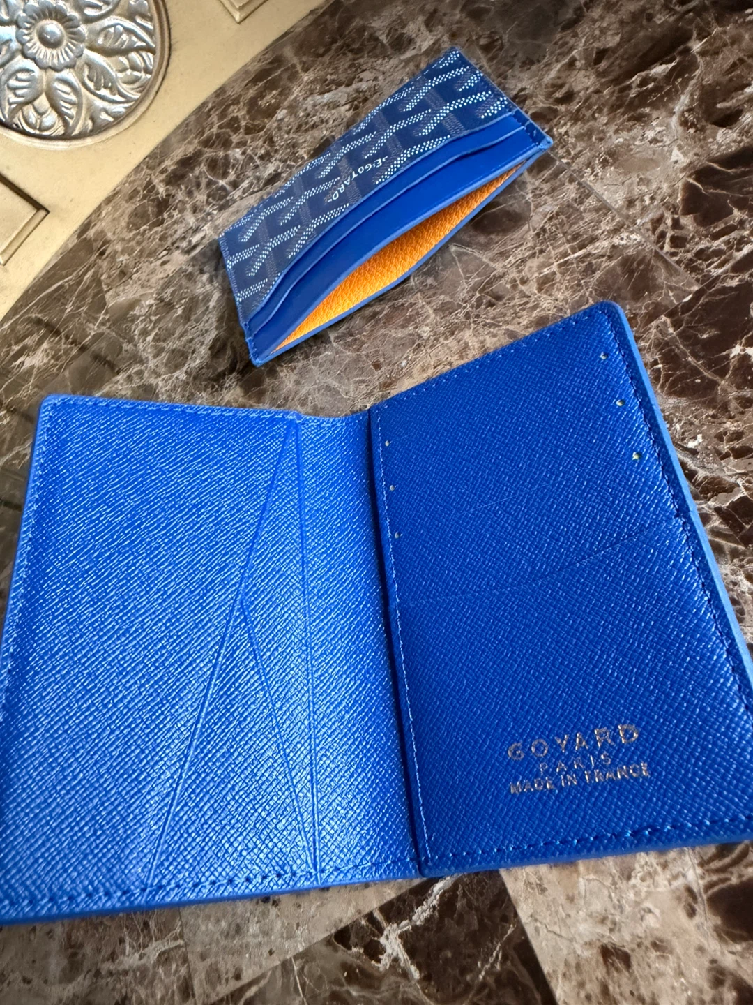 Goyard Blue Card Holder & Pouch Set - photo 5