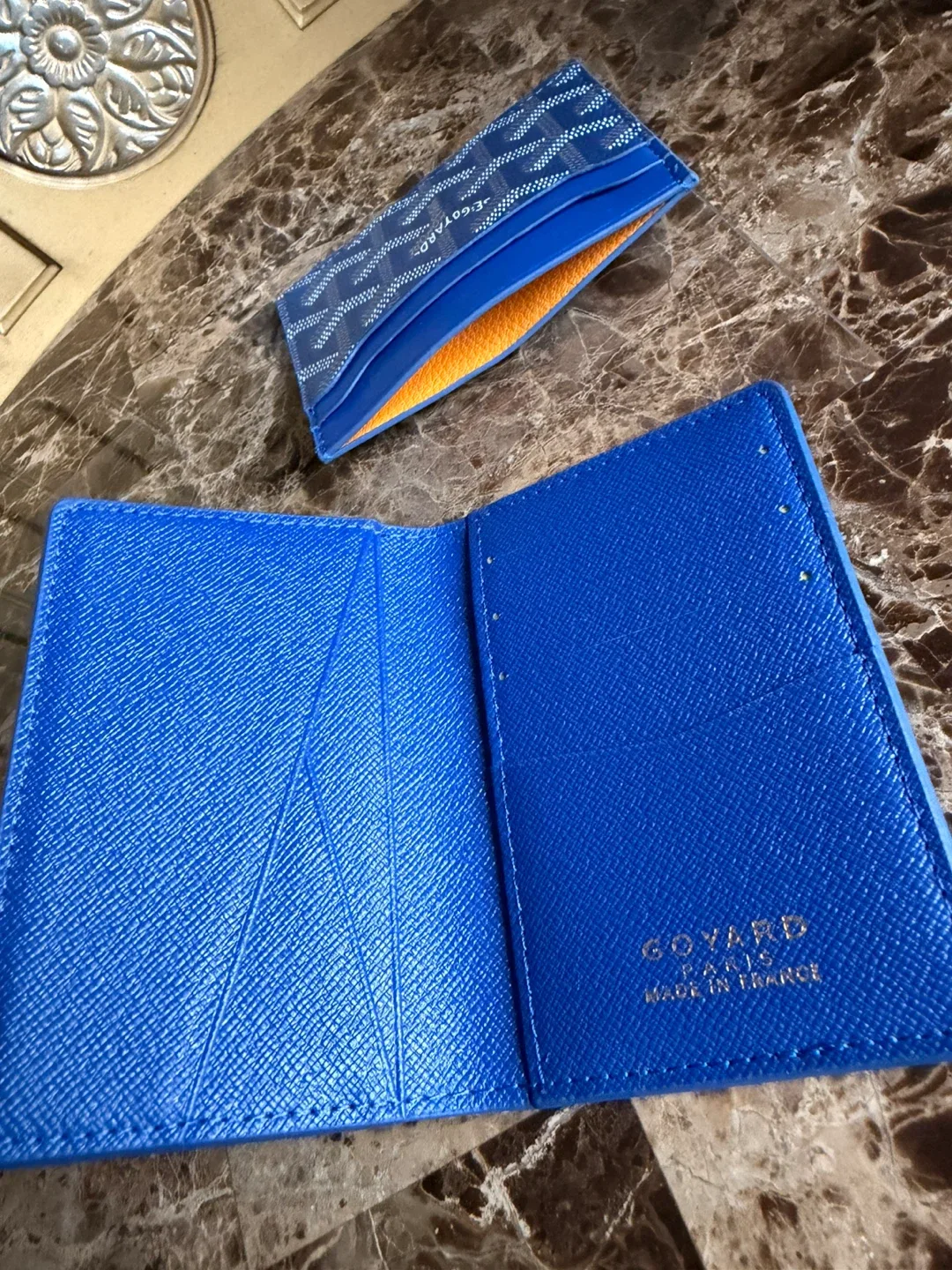 Goyard Blue Card Holder & Pouch Set - photo 5