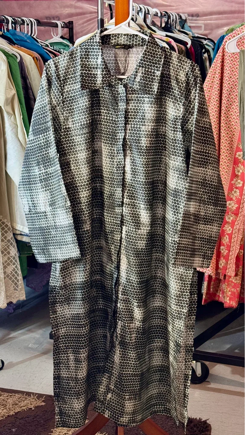 Women's Long Sleeve Button-Up Shirt Dress - photo 5