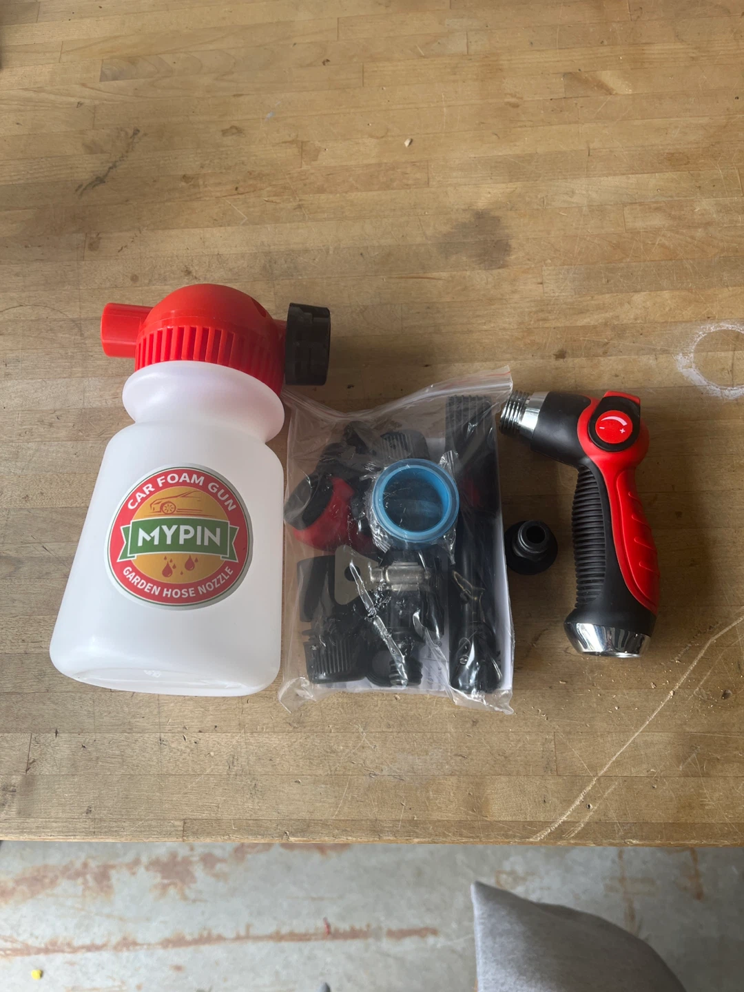 MYPIN Car Foam Gun Garden Hose Nozzle Set - photo 3