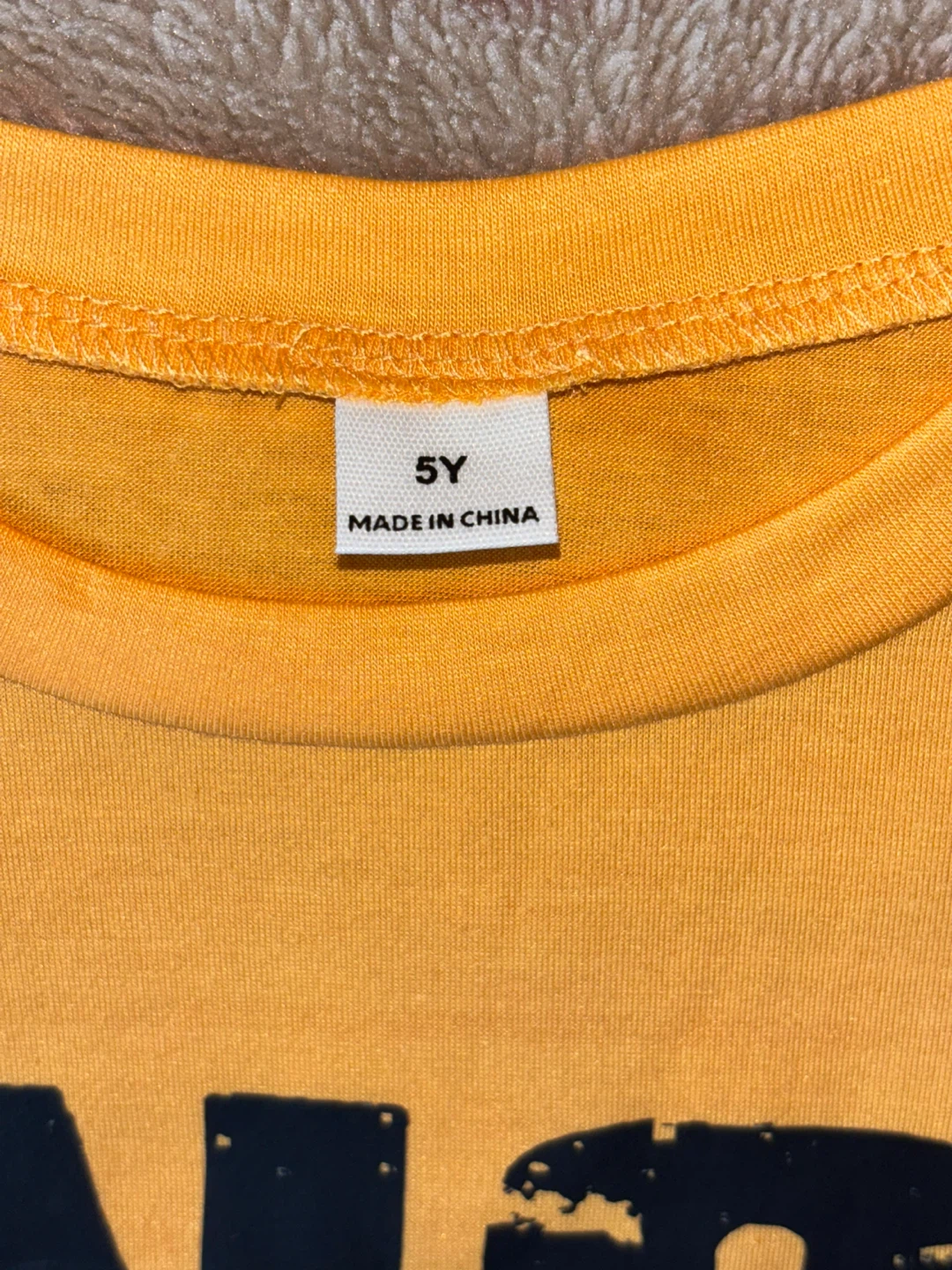 Kids "NO" Means Ask Grandma T-Shirt Size 5Y Yellow - photo 3