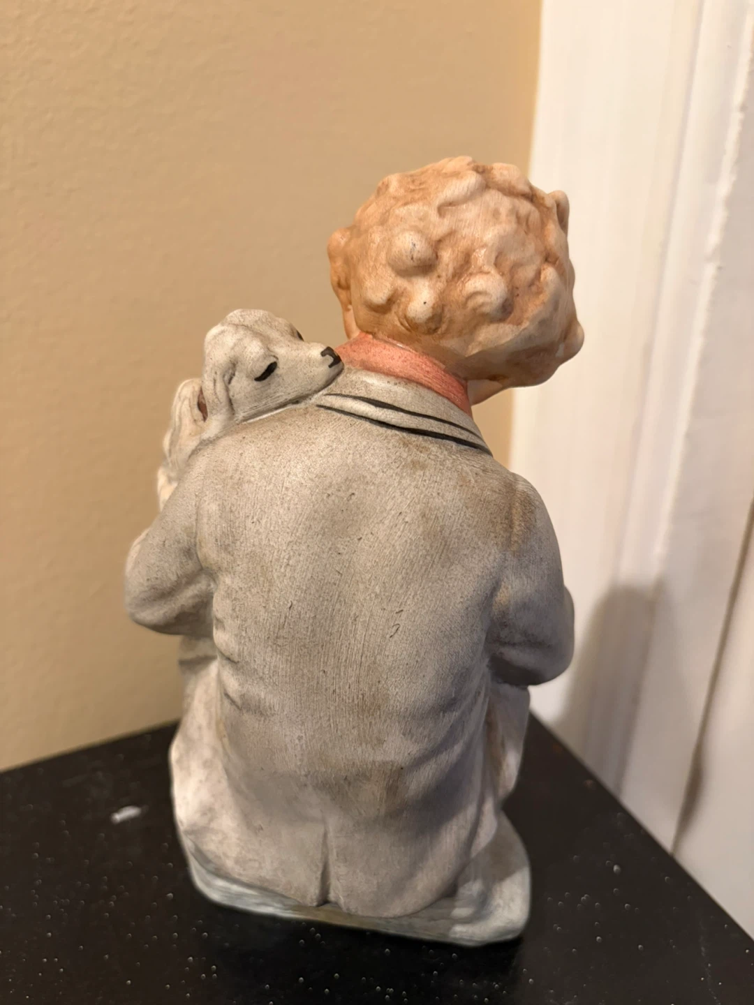 Boy with Dog Figurine - photo 5
