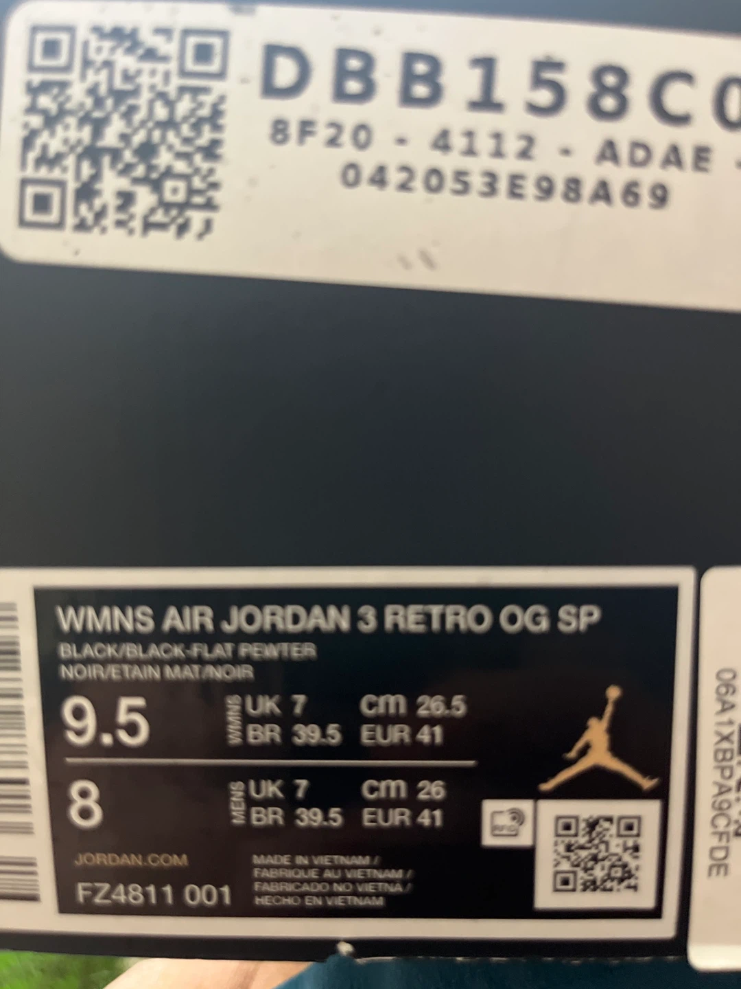 Nike Air Jordan 3 Retro OG SP Sneakers - photo 2