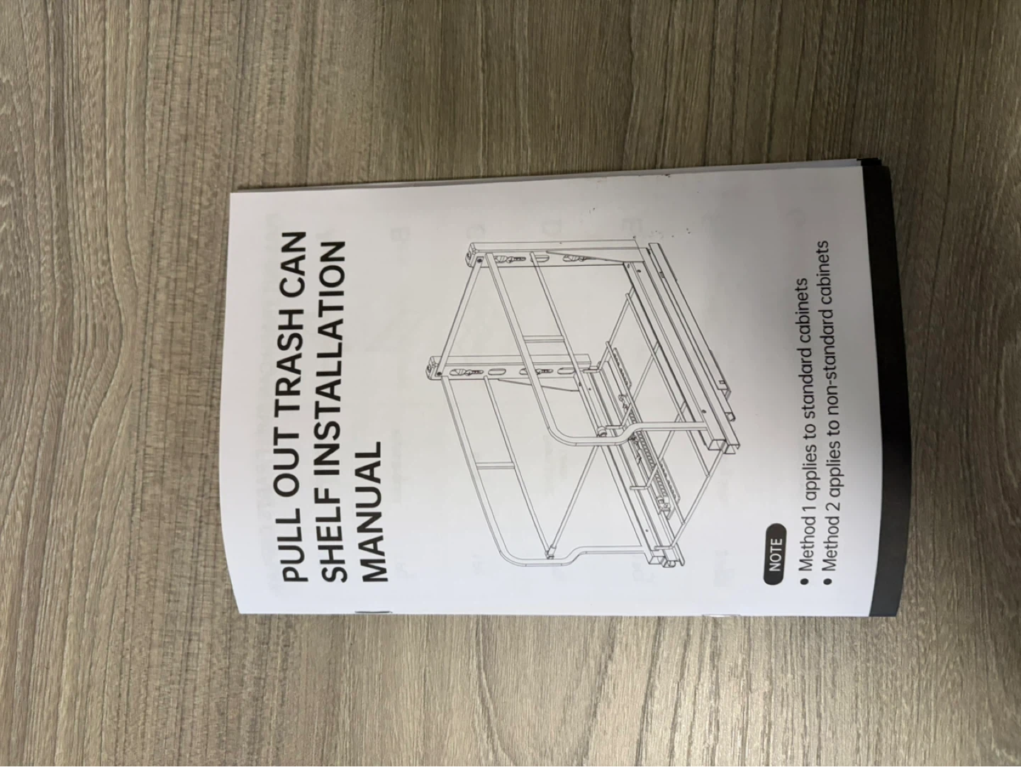 Pull Out Trash Can Shelf Installation Manual - photo 2