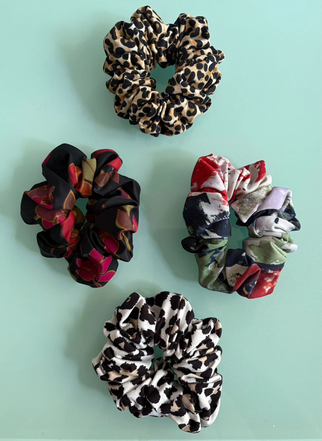 Large Various patterned scrunchies new