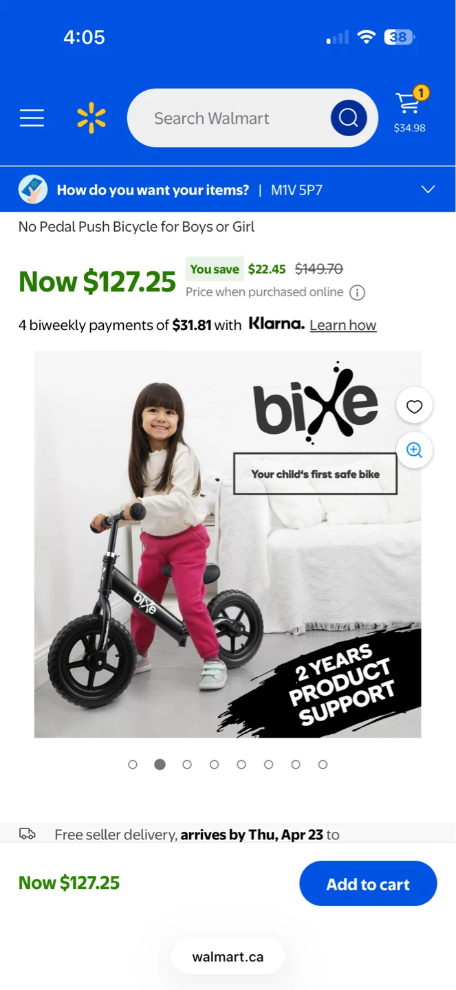Bixe Balance Bike - Black - 12" Wheels - photo 2