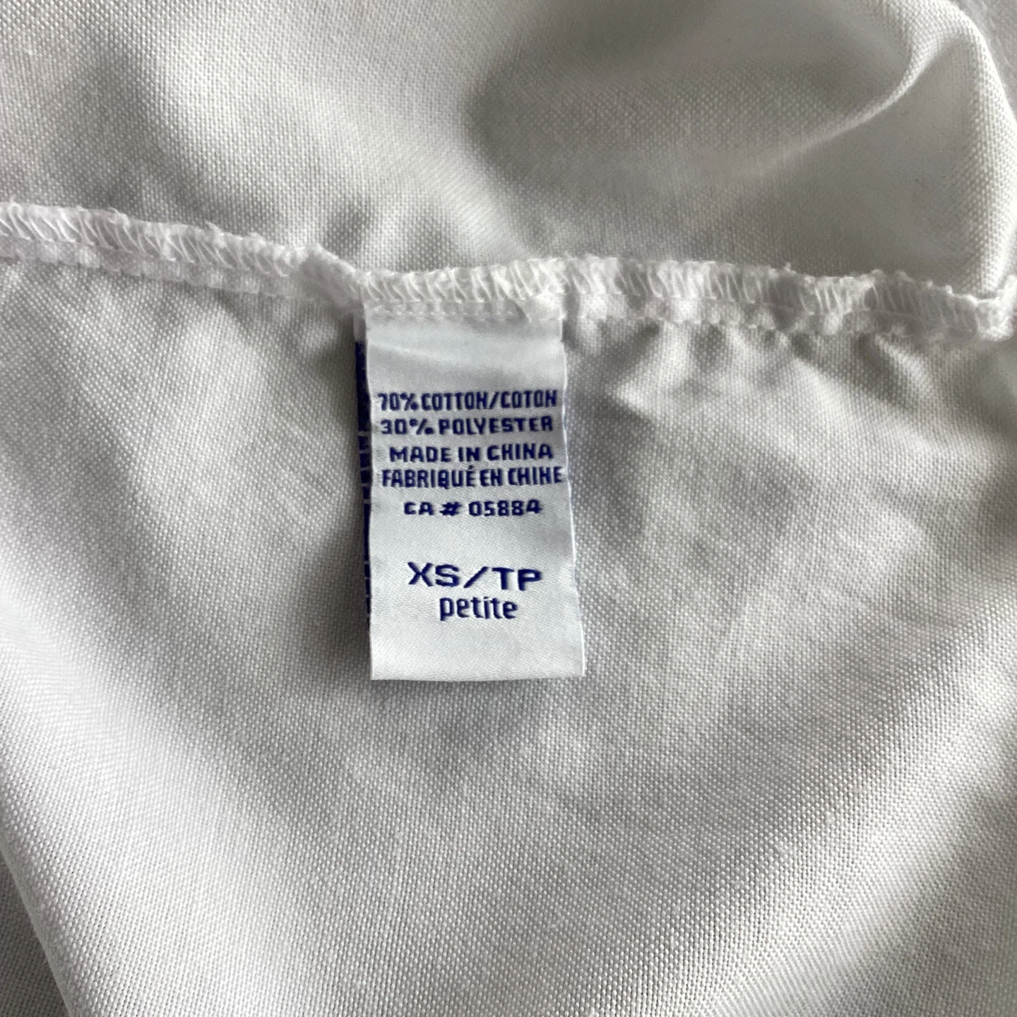 TABI PETITE WHITE OXFORD SHIRT - photo 4