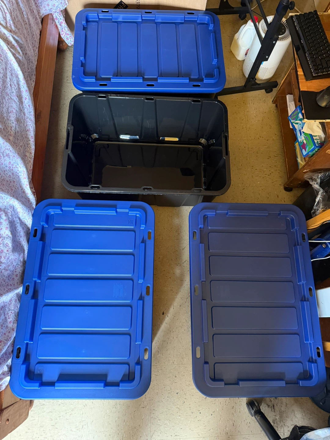 27 gallon storage bins 4 pack - photo 5