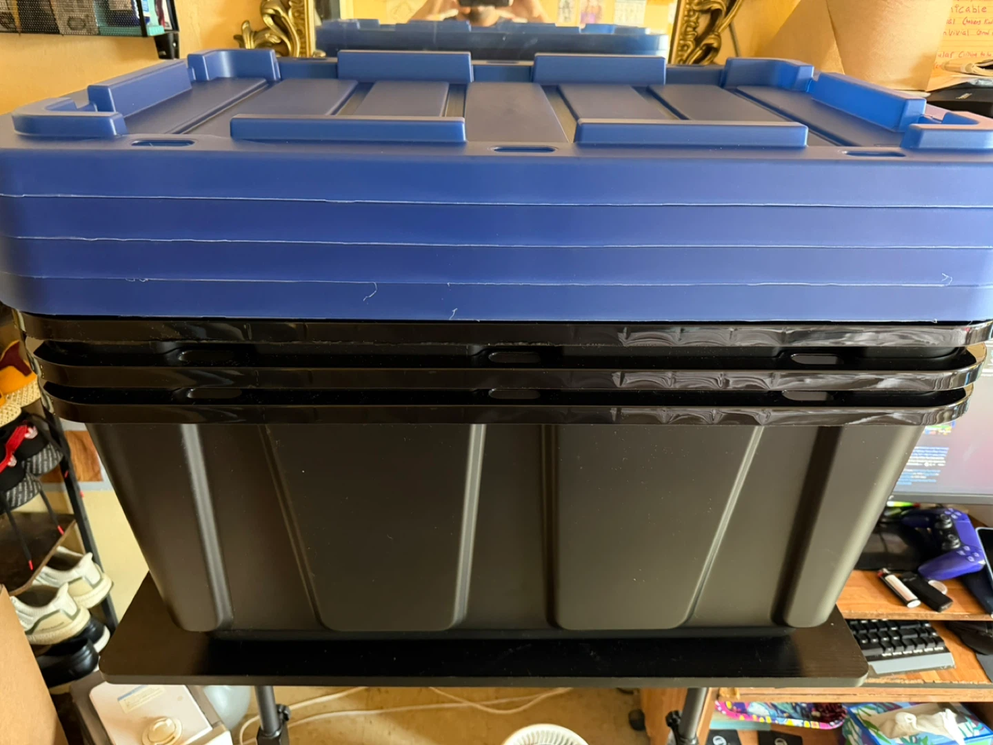 27 gallon storage bins 4 pack
