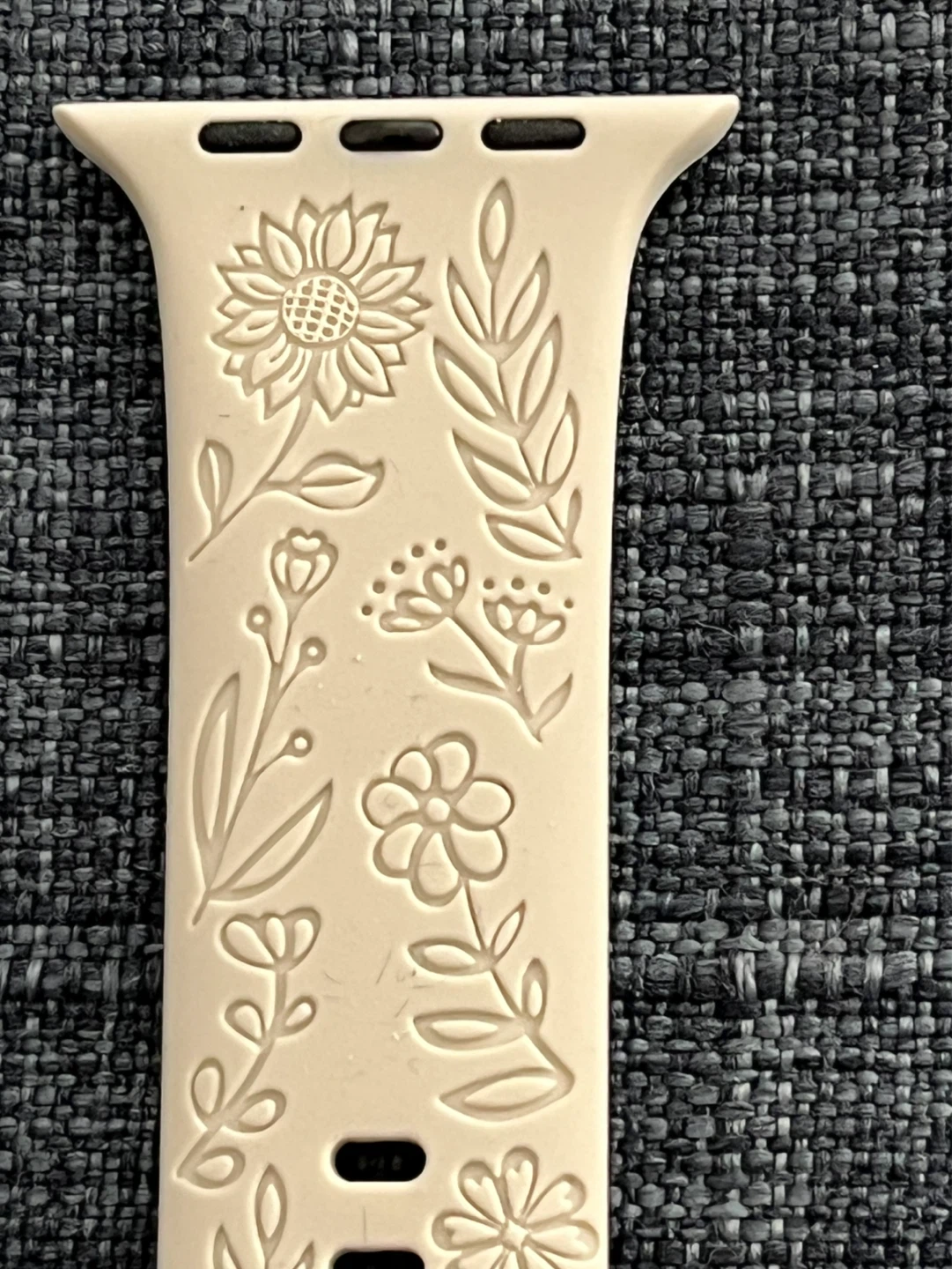Floral Silicone Apple Watch Band - photo 2