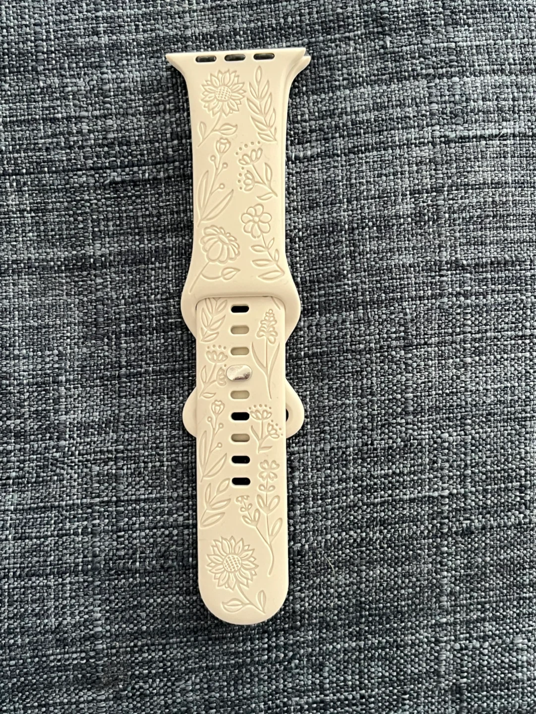 Floral Silicone Apple Watch Band - photo 3