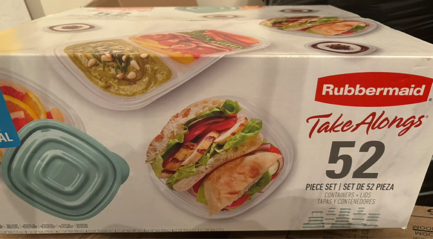 Rubbermaid Take Alongs 52 Piece Food Storage Set