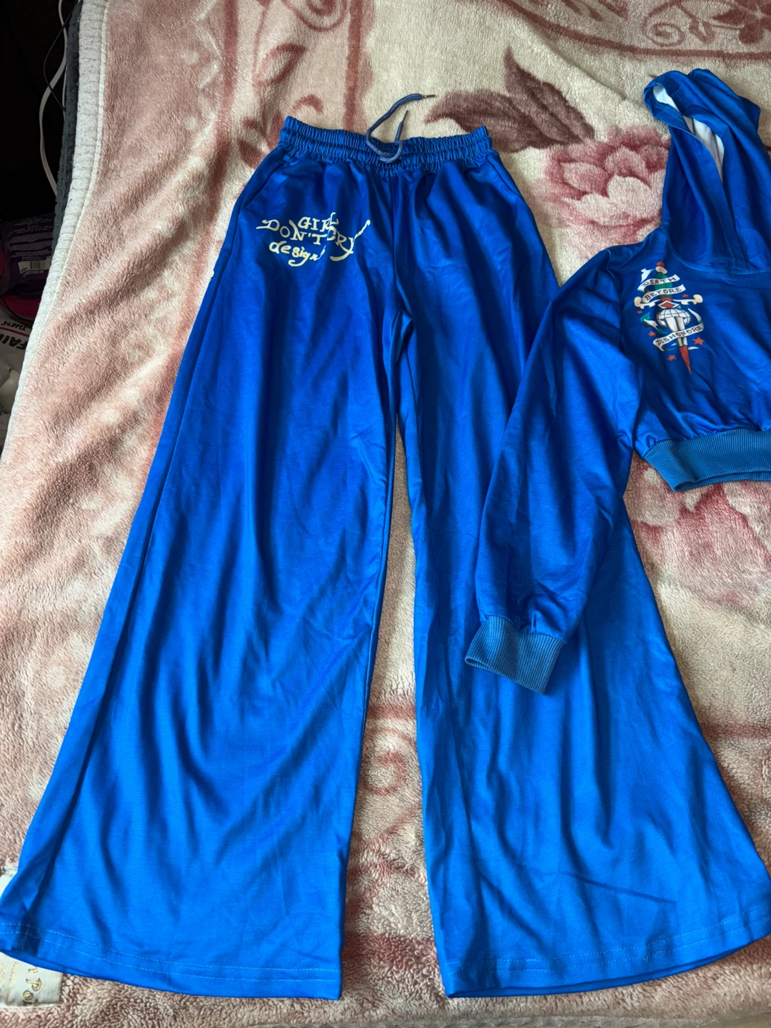 Ed Hardy Blue Tracksuit Set Size XS - photo 2