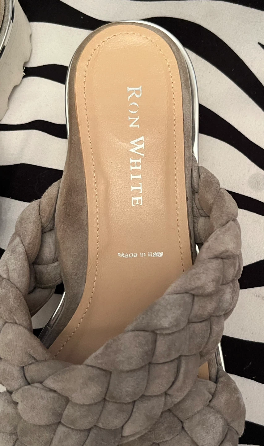 🩶 Ron White Cerrin Braided Suede Slide 🩶 - photo 2