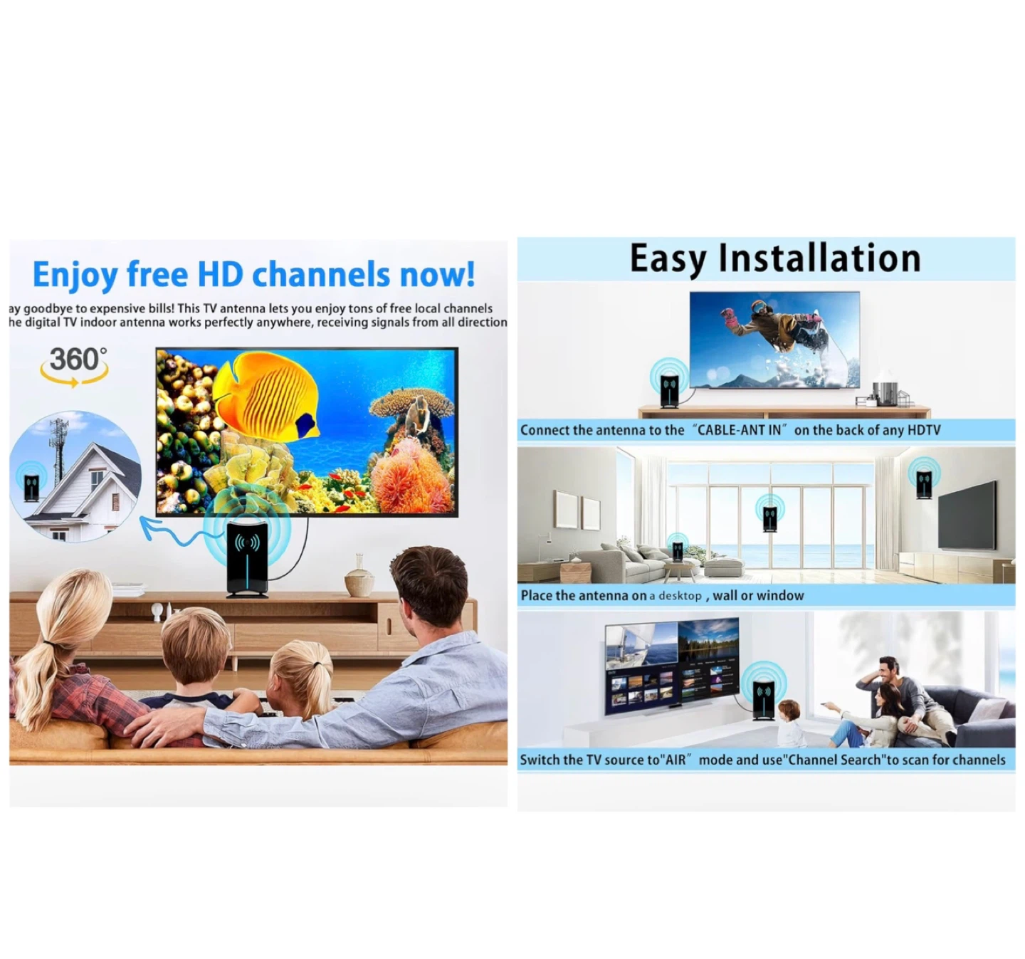 Brand new Digital Antenna for Smart TV Indoor Outdoor - photo 5