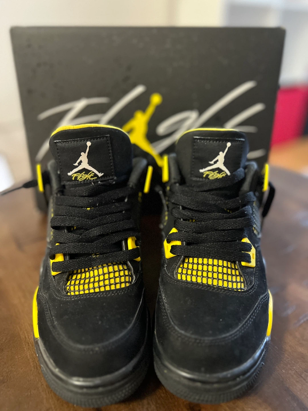 Jordan 4 'Lightning' Sneakers - Size 6Y