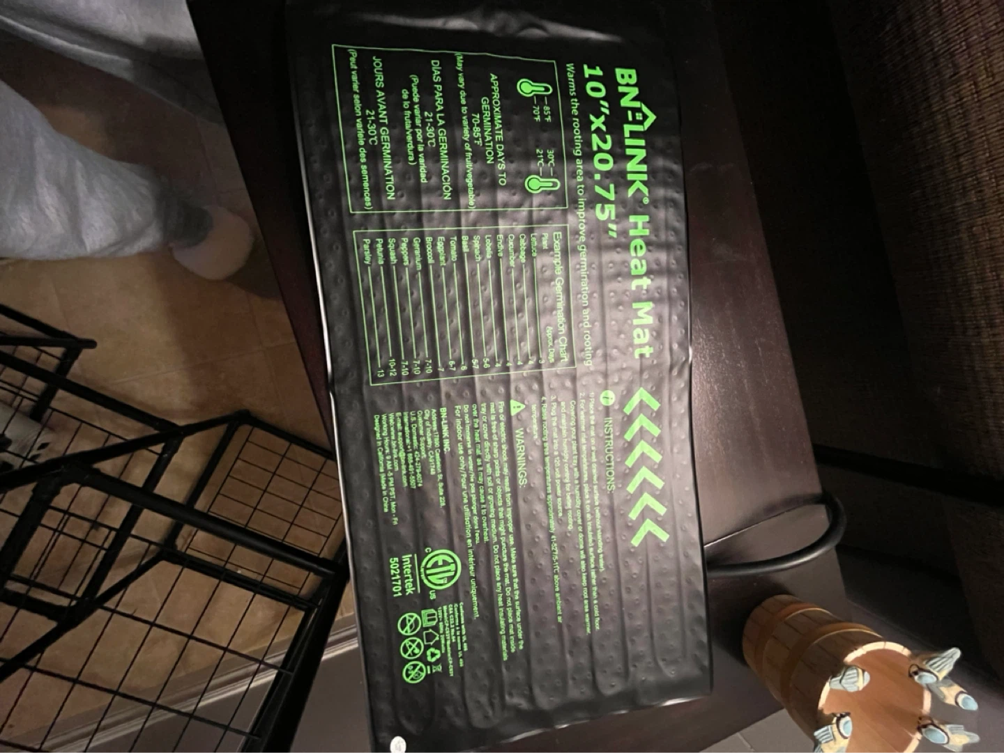 BN-LINK 10"x20.75" Heat Mat