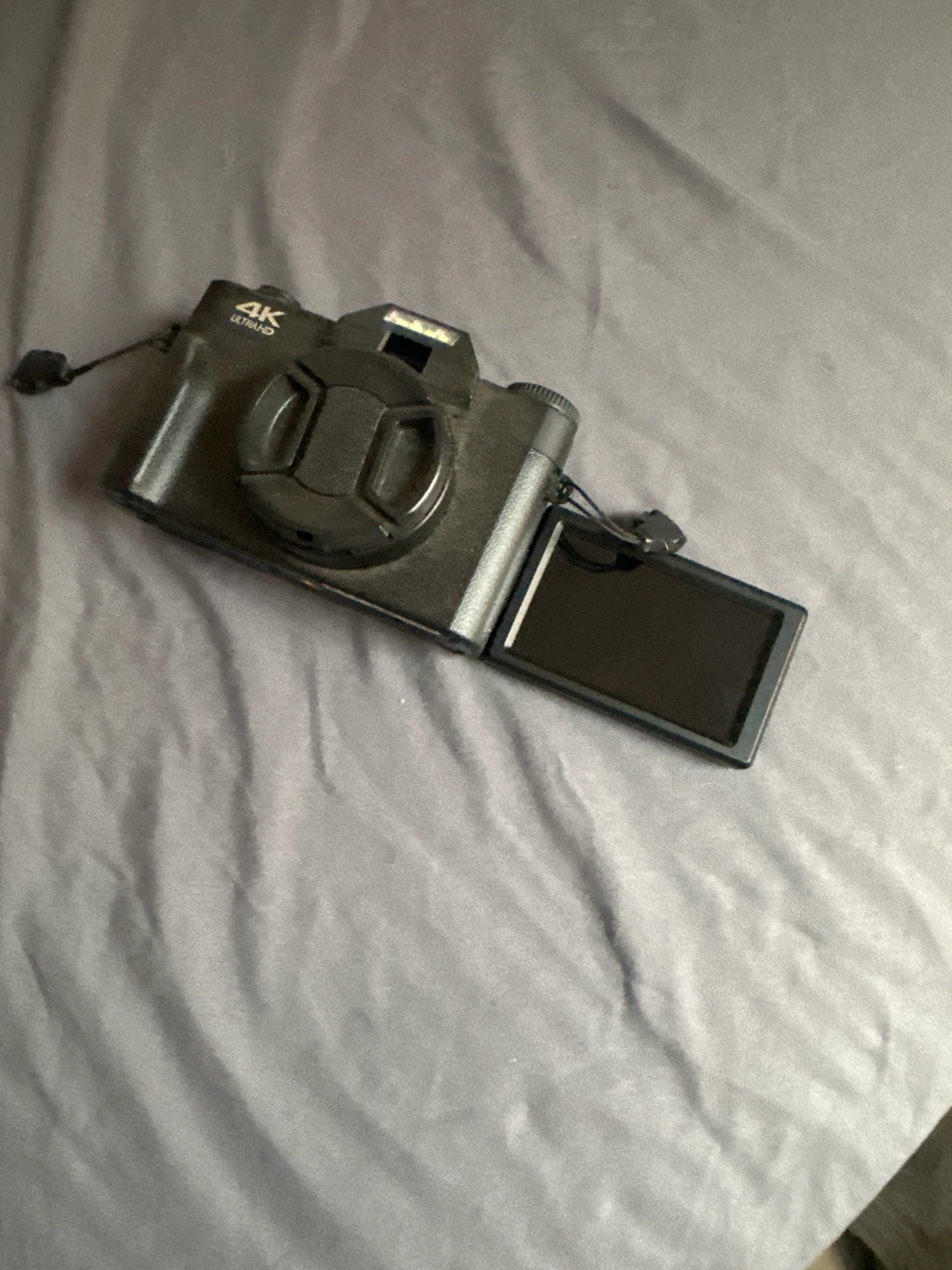4K Ultra HD Digital Camera with Swivel Screen and Strap - photo 3