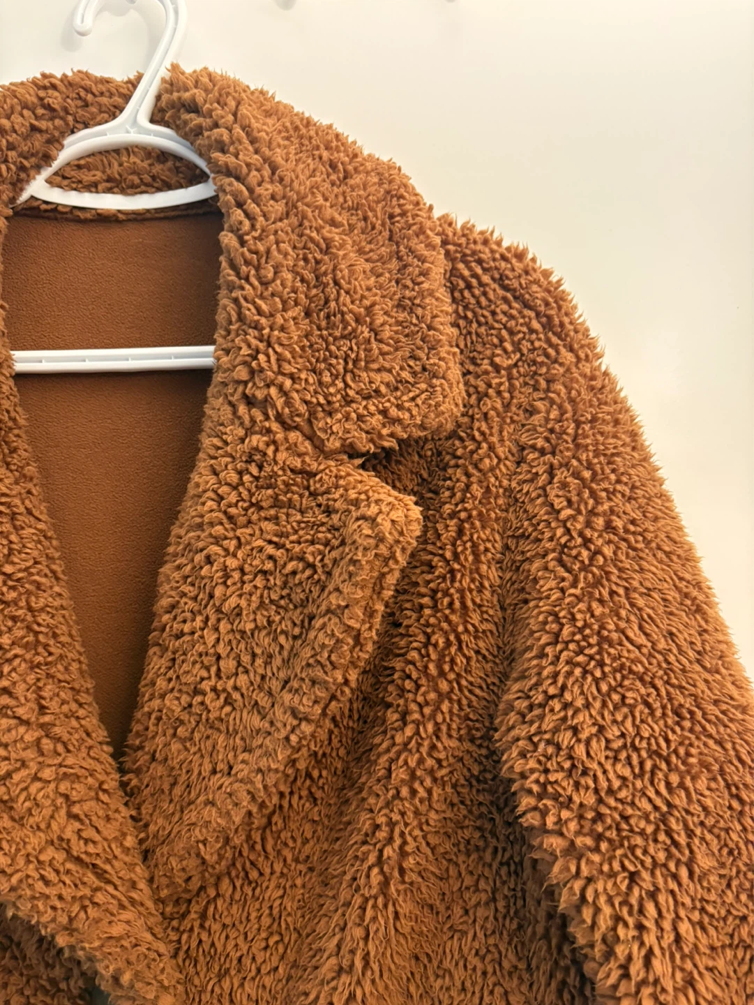 UNIQLO Teddy Fleece Coat - Brown - Size S/P - photo 2