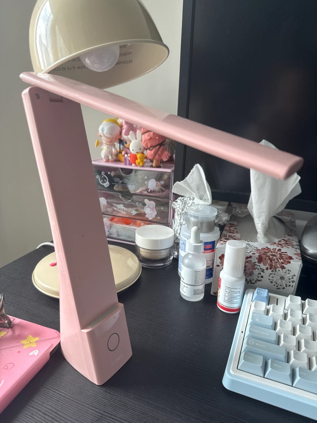 Pink LED Desk Lamp