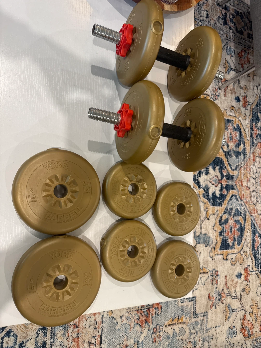 York Barbell Weight Plates and Dumbbells