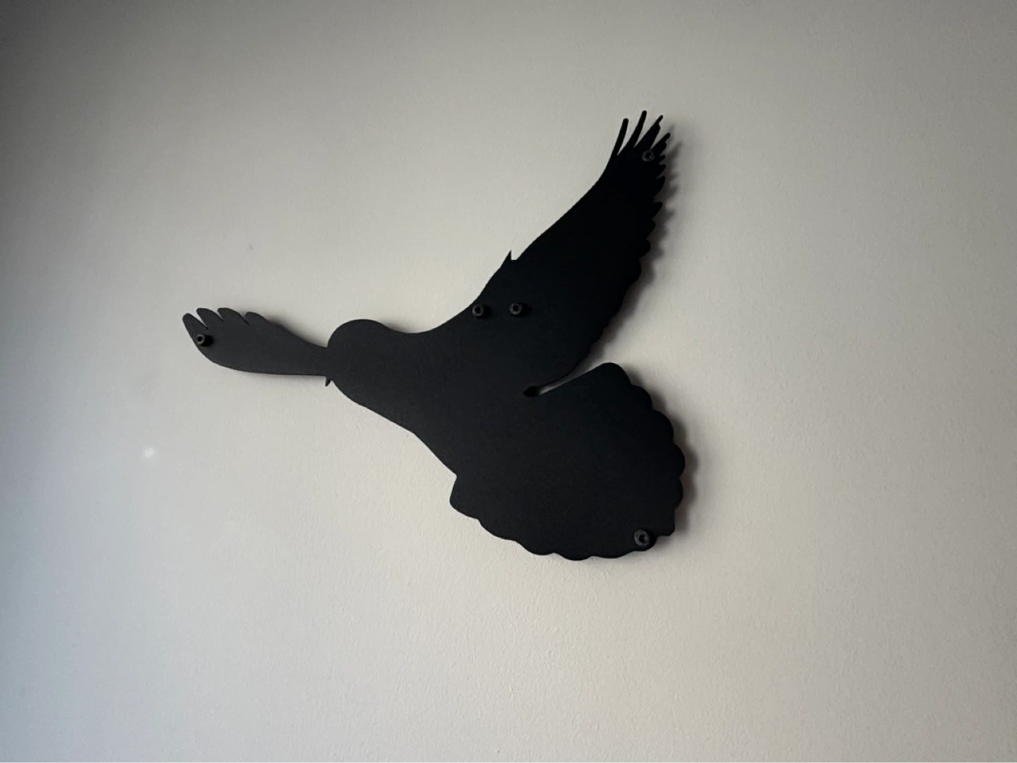 Black metal bird wall art - photo 4