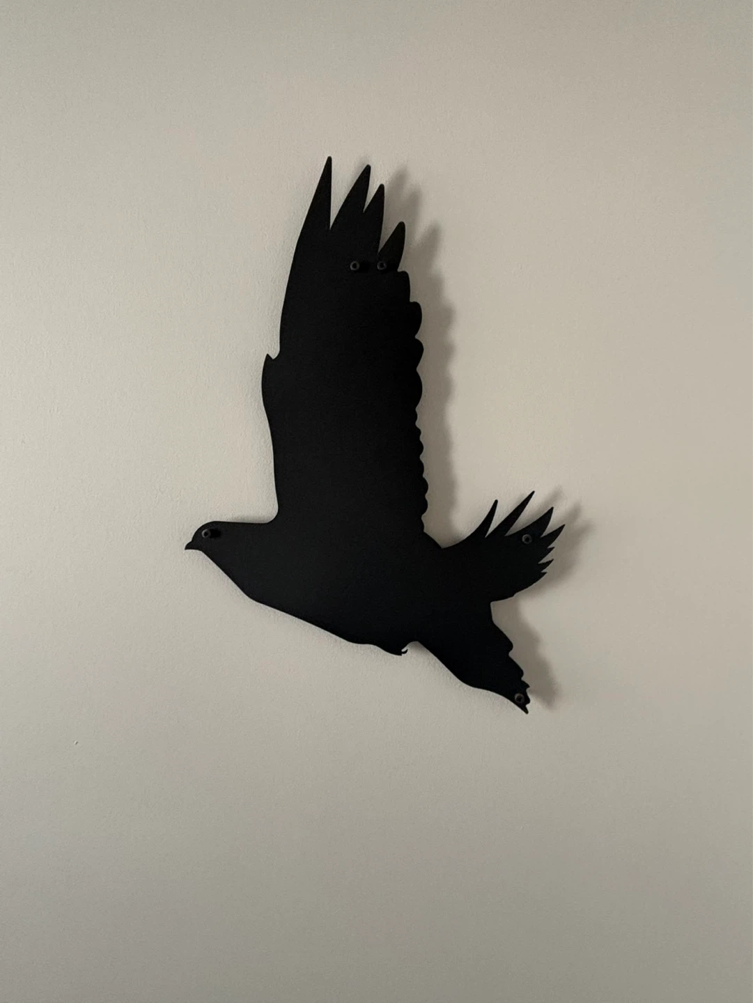 Black metal bird wall art - photo 5